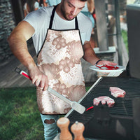 Mocha Mousse Aloha Hawaii Apron Monstera Hibiscus Plumeria Seamless Vibes - Polynesian Pride