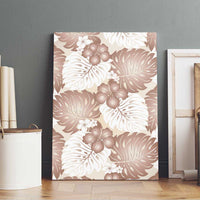 Mocha Mousse Aloha Hawaii Canvas Wall Art Monstera Hibiscus Plumeria Seamless Vibes LT14 - Polynesian Pride