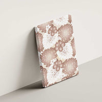 Mocha Mousse Aloha Hawaii Canvas Wall Art Monstera Hibiscus Plumeria Seamless Vibes LT14 - Polynesian Pride