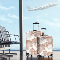Mocha Mousse Aloha Hawaii Luggage Cover Monstera Hibiscus Plumeria Seamless Vibes LT14 - Polynesian Pride