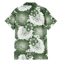 Sage Green Aloha Hawaii Hawaiian Shirt Monstera Hibiscus Plumeria Seamless Vibes - Polynesian Pride