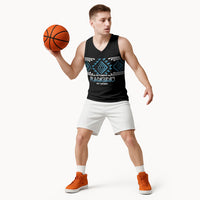 Aotearoa Atua Ranginui Personalised Basketball Jersey Maori Sky Father Taniko Motifs