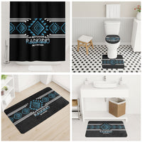 Aotearoa Atua Ranginui Bathroom Set Maori Sky Father Taniko Motifs
