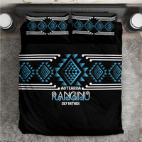 Aotearoa Atua Ranginui Bedding Set Maori Sky Father Taniko Motifs