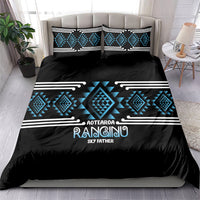 Aotearoa Atua Ranginui Bedding Set Maori Sky Father Taniko Motifs