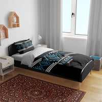 Aotearoa Atua Ranginui Bedding Set Maori Sky Father Taniko Motifs