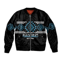 Aotearoa Atua Ranginui Personalised Bomber Jacket Maori Sky Father Taniko Motifs