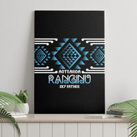 Aotearoa Atua Ranginui Canvas Wall Art Maori Sky Father Taniko Motifs