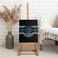 Aotearoa Atua Ranginui Canvas Wall Art Maori Sky Father Taniko Motifs