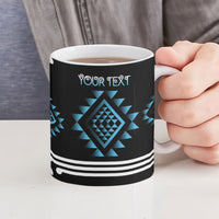 Aotearoa Atua Ranginui Personalised Ceramic Mug Maori Sky Father Taniko Motifs