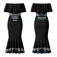 Aotearoa Atua Ranginui Personalised Couples Matching Mermaid Dress and Hawaiian Shirt Maori Sky Father Taniko Motifs