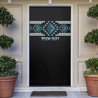 Aotearoa Atua Ranginui Personalised Door Cover Maori Sky Father Taniko Motifs