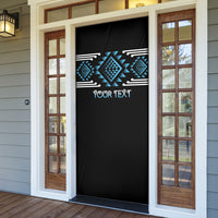 Aotearoa Atua Ranginui Personalised Door Cover Maori Sky Father Taniko Motifs