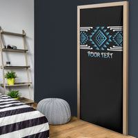 Aotearoa Atua Ranginui Personalised Door Cover Maori Sky Father Taniko Motifs