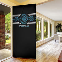 Aotearoa Atua Ranginui Personalised Door Cover Maori Sky Father Taniko Motifs