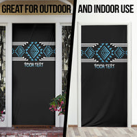 Aotearoa Atua Ranginui Personalised Door Cover Maori Sky Father Taniko Motifs