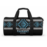 Aotearoa Atua Ranginui Duffle Bag Maori Sky Father Taniko Motifs
