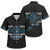 Aotearoa Atua Ranginui Personalised Family Matching Tank Maxi Dress and Hawaiian Shirt Maori Sky Father Taniko Motifs
