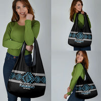 Aotearoa Atua Ranginui Grocery Bag Maori Sky Father Taniko Motifs