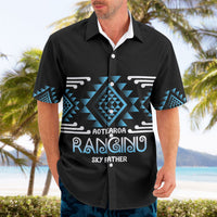 Aotearoa Atua Ranginui Personalised Hawaiian Shirt Maori Sky Father Taniko Motifs