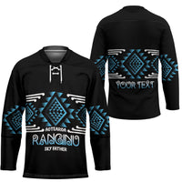 Aotearoa Atua Ranginui Personalised Hockey Jersey Maori Sky Father Taniko Motifs