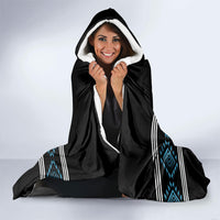Aotearoa Atua Ranginui Hooded Blanket Maori Sky Father Taniko Motifs