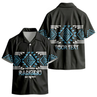 Aotearoa Atua Ranginui Personalised Kid Hawaiian Shirt Maori Sky Father Taniko Motifs