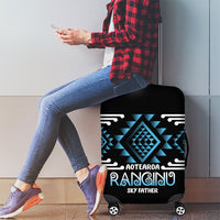 Aotearoa Atua Ranginui Luggage Cover Maori Sky Father Taniko Motifs