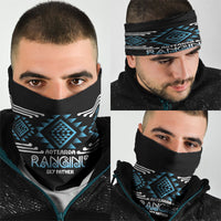 Aotearoa Atua Ranginui Neck Gaiter Maori Sky Father Taniko Motifs