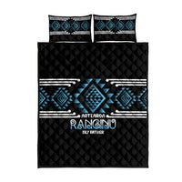 Aotearoa Atua Ranginui Quilt Bed Set Maori Sky Father Taniko Motifs