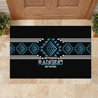 Aotearoa Atua Ranginui Rubber Doormat Maori Sky Father Taniko Motifs