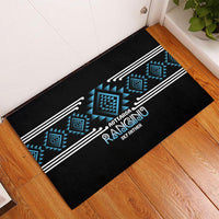 Aotearoa Atua Ranginui Rubber Doormat Maori Sky Father Taniko Motifs