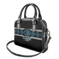 Aotearoa Atua Ranginui Shoulder Handbag Maori Sky Father Taniko Motifs