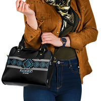 Aotearoa Atua Ranginui Shoulder Handbag Maori Sky Father Taniko Motifs
