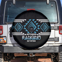 Aotearoa Atua Ranginui Spare Tire Cover Maori Sky Father Taniko Motifs