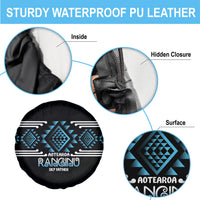 Aotearoa Atua Ranginui Spare Tire Cover Maori Sky Father Taniko Motifs