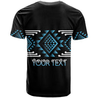Aotearoa Atua Ranginui Personalised T Shirt Maori Sky Father Taniko Motifs