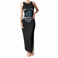 Aotearoa Atua Ranginui Personalised Tank Maxi Dress Maori Sky Father Taniko Motifs