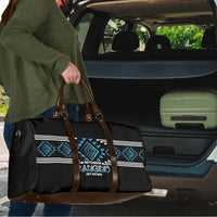 Aotearoa Atua Ranginui Travel Bag Maori Sky Father Taniko Motifs