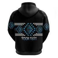 Aotearoa Atua Ranginui Personalised Zip Hoodie Maori Sky Father Taniko Motifs