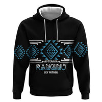 Aotearoa Atua Ranginui Personalised Zip Hoodie Maori Sky Father Taniko Motifs