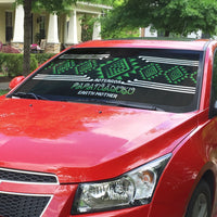 Aotearoa Atua Papatuanuku Auto Sun Shade Maori Earth Mother Taniko Motifs