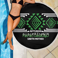 Aotearoa Atua Papatuanuku Beach Blanket Maori Earth Mother Taniko Motifs