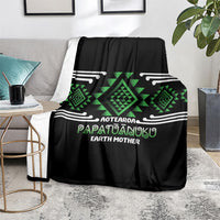 Aotearoa Atua Papatuanuku Blanket Maori Earth Mother Taniko Motifs