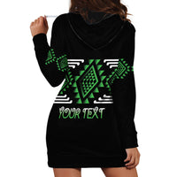 Aotearoa Atua Papatuanuku Personalised Hoodie Dress Maori Earth Mother Taniko Motifs
