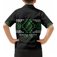 Aotearoa Atua Papatuanuku Personalised Kid Hawaiian Shirt Maori Earth Mother Taniko Motifs