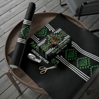 Aotearoa Atua Papatuanuku Wrapping Paper Maori Earth Mother Taniko Motifs