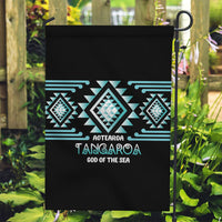 Aotearoa Atua Tangaroa Garden Flag Maori God Of The Sea Taniko Motifs