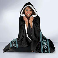 Aotearoa Atua Tangaroa Hooded Blanket Maori God Of The Sea Taniko Motifs
