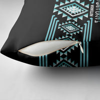 Aotearoa Atua Tangaroa Pillow Cover Maori God Of The Sea Taniko Motifs